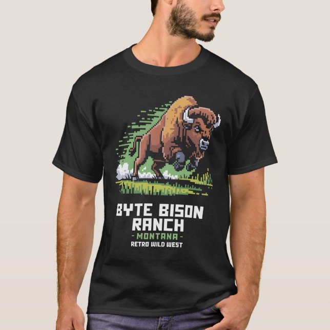 Byte Bison Ranch T-Shirt (Front)