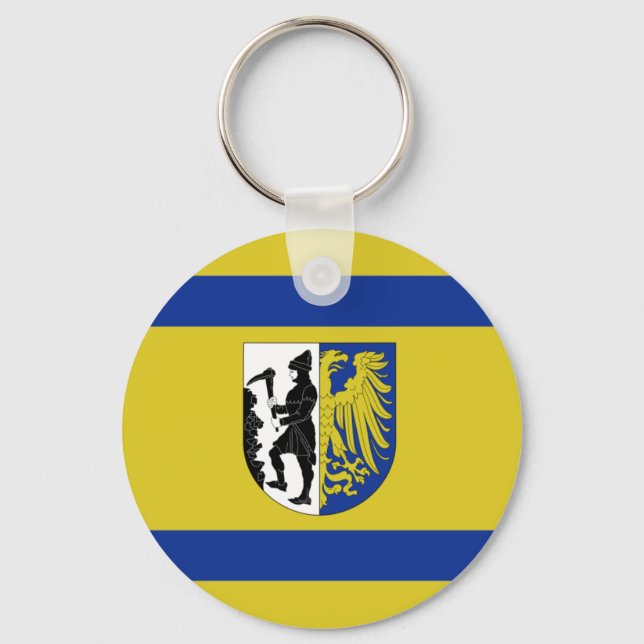 Bytom, Poland flag Keychain (Front)