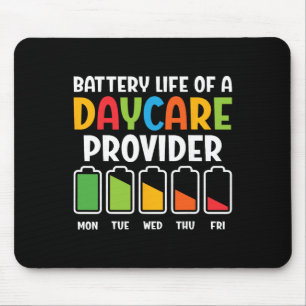 Byttery Life Of Daycare Provider - Childcare Teach Mouse Pad