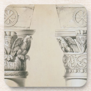 Byzantine capitals from columns in the nave of the coaster