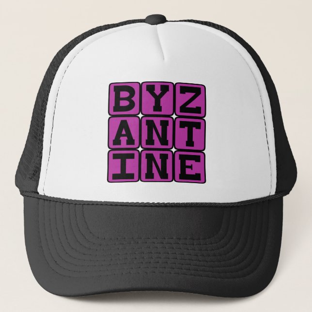 Byzantine, Colour Trucker Hat (Front)