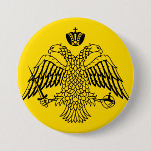 Byzantine Empire Flag 3 Inch Round Button