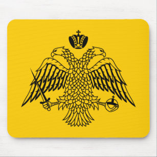 Byzantine Empire Flag Mouse Pad