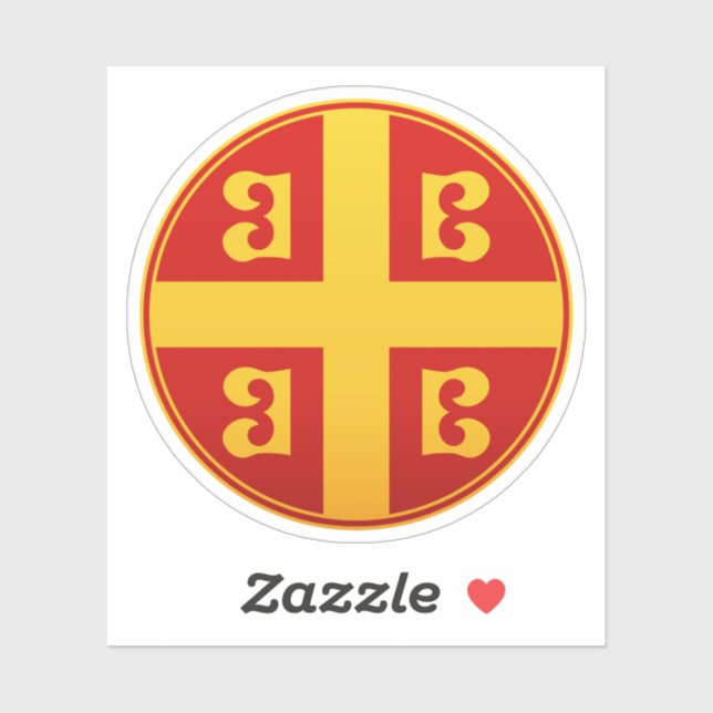 Byzantine Empire Imperial Flag Emblem (Sheet)