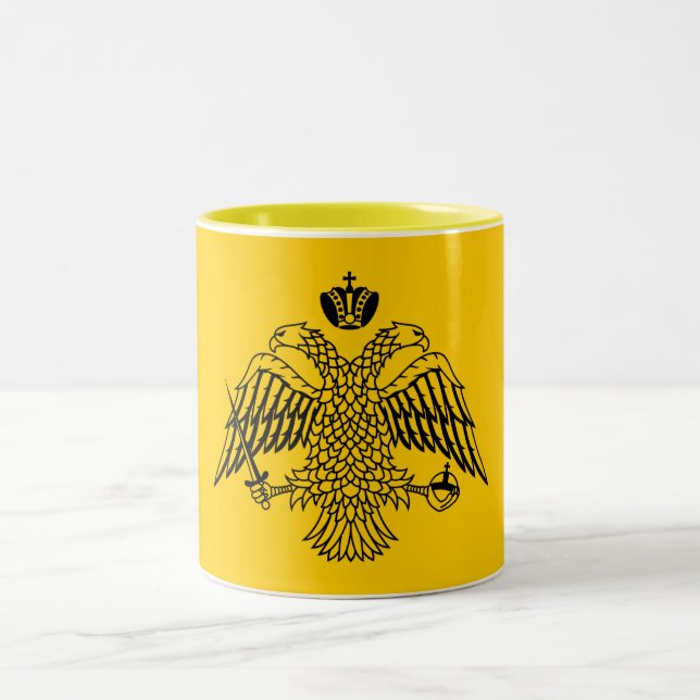 Byzantine Empire Two-Tone Coffee Mug (Center)