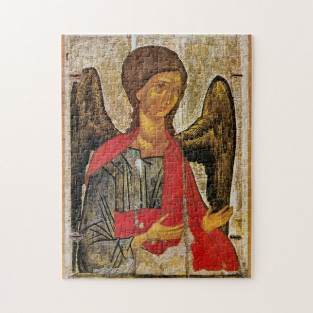 Byzantine Icon of Archangel Michael Jigsaw Puzzle (Vertical)