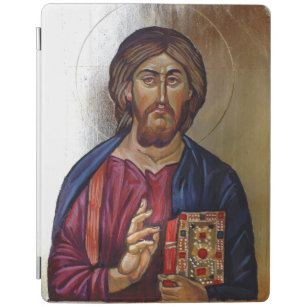 Byzantine Icon of Christ Pantocrator iPad Cover