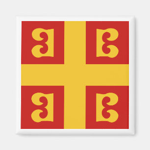 Byzantine Imperial Flag, 14th Century Magnet