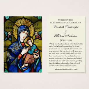 Byzantine Orthodox Eastern Rite Wedding Holy Cards