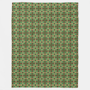 Byzantine Pattern Fleece Blanket