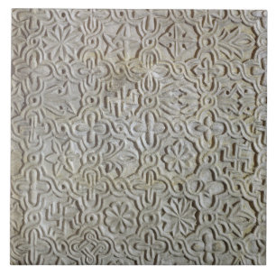 Byzantine slab with cruciform decoration, 12th-14t tile