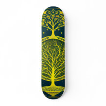 BZ Holy Grail Tree of Life Custom Skateboard Deck
