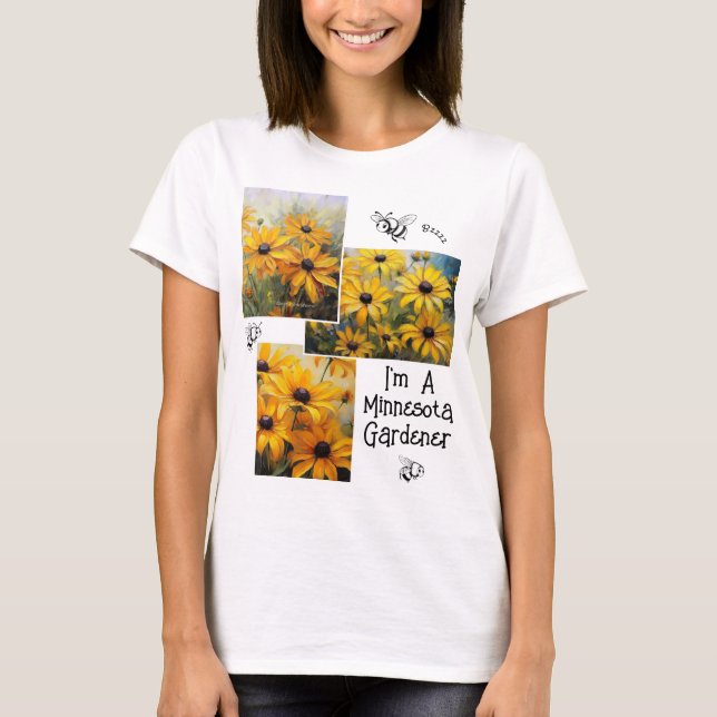 Bzzz - T-shirt fleuri (Devant)