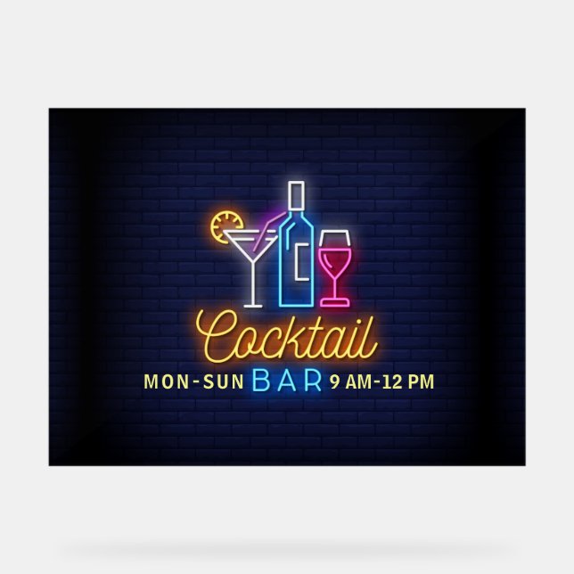 C0cktail Car Neon Sign (Front)