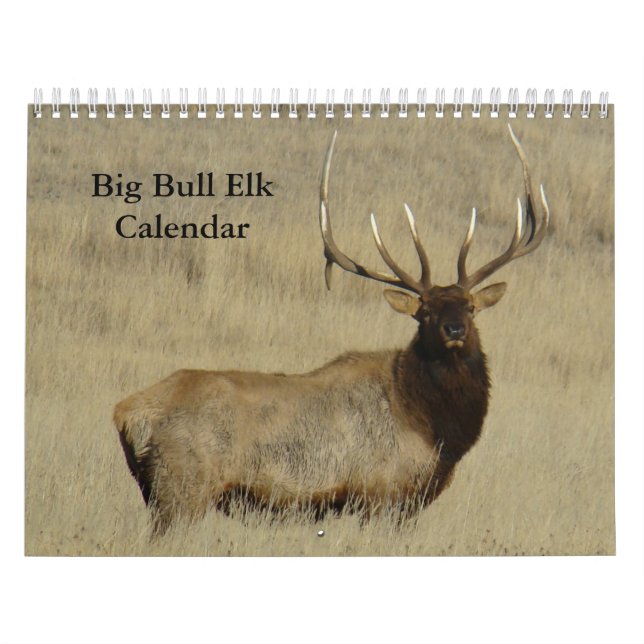 C10 Big Bull Elk Calendar (Cover)