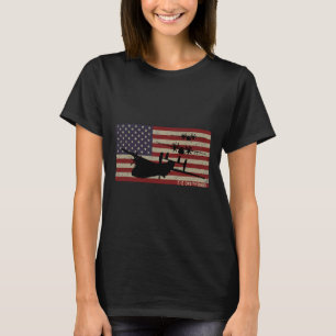 C2 Greyhound Cargo Plane vintages American Flag T-Shirt