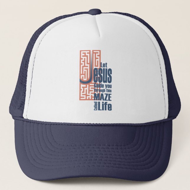 C2B: Jesus Maze Trucker Hat (Front)
