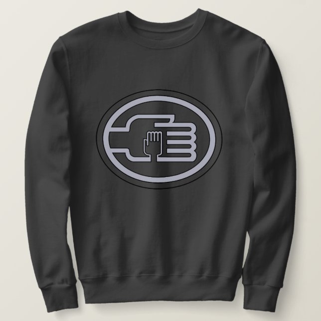 C2B : logo-contour-gris-dk Sweatshirt (Design devant)