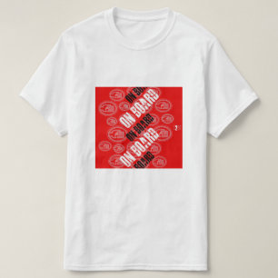 C2B: ON BOARD RED Basic T-Shirt