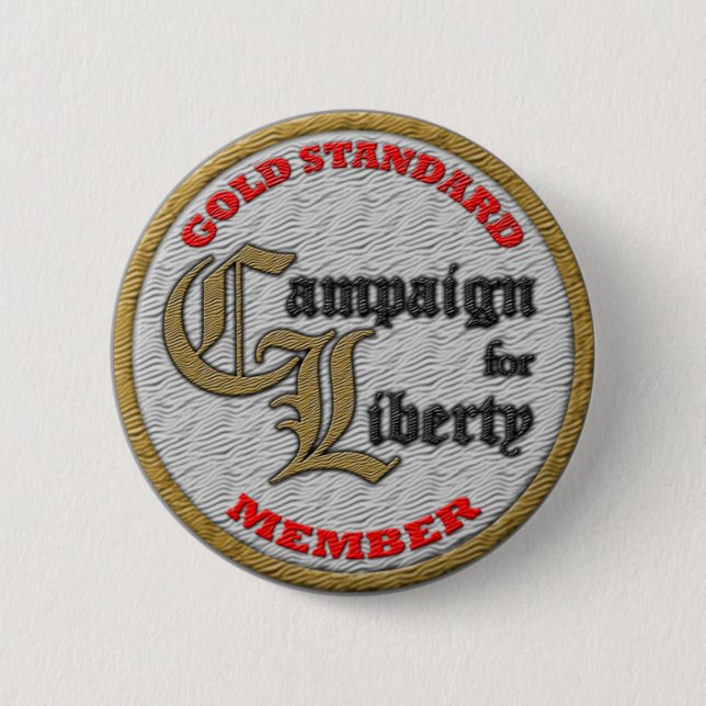 C4L GOLD Standard Member's Patch Button! 2 Inch Round Button (Front)