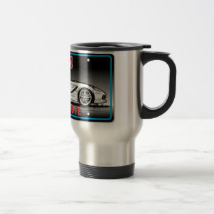 C7 2014 Corvette Coupe by K. Scott Teeters Grey Travel Mug