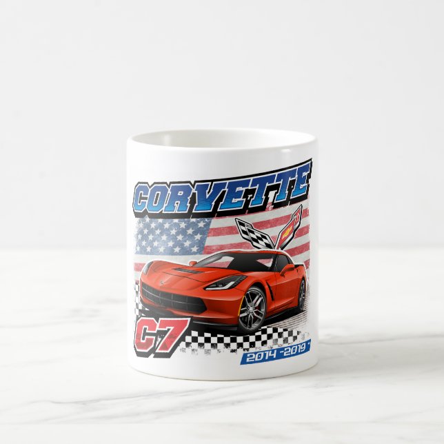 C7 Corvette - Coffee Mug (Center)