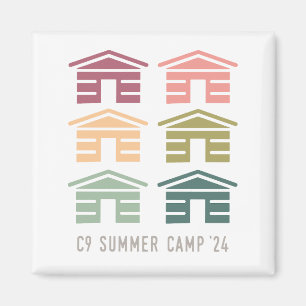 C9 Camp d'été 2024 Magnet Cabine