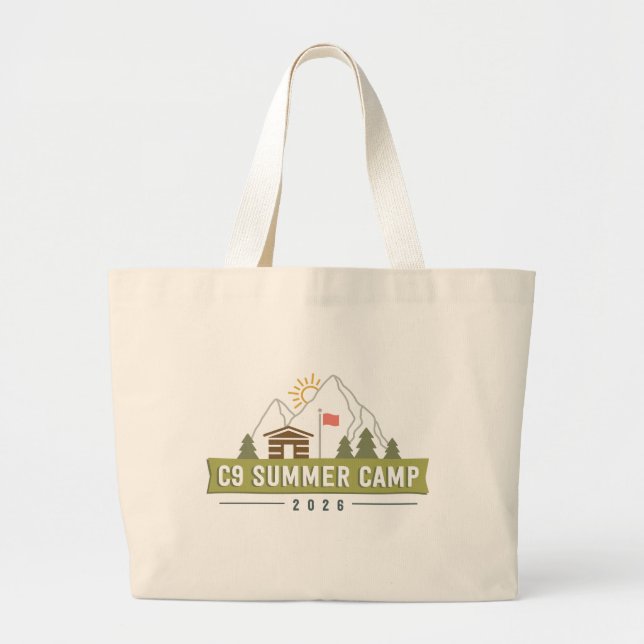 C9 Summer Camp 2026 Logo Tote Bag (Front)