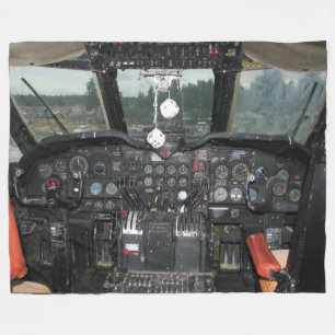 C-124 Globe Master Fleece Blanket