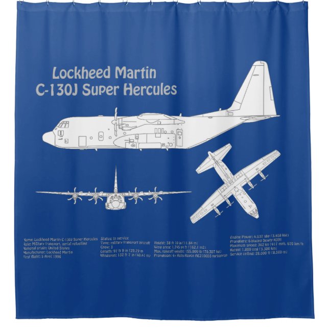 C-130 Hercules - Airplane Blueprint Plans ABD (Front)