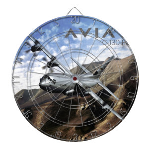 C-130 HERCULES Military Airplane Dartboard