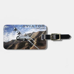 C-130 HERCULES Military Airplane Luggage Tag