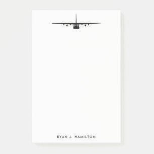C-130 Hercules Personalize Post-It Note Pad