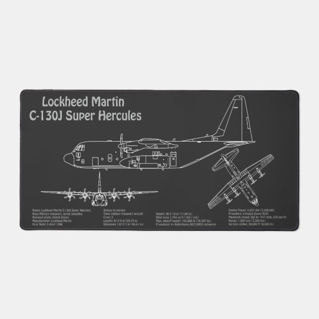 C-130 Hercules - Plan directeur de l'avion PD (Recto)