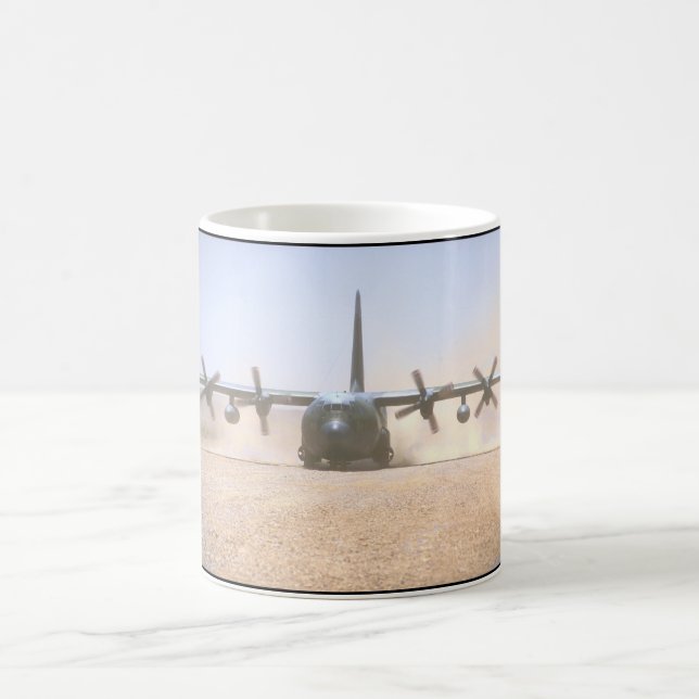 C-130 Hercules Transport_Military Aircraft Coffee Mug (Center)