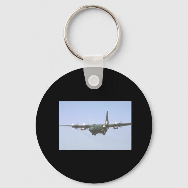 C-130 Hercules Transport_Military Aircraft Keychain (Front)