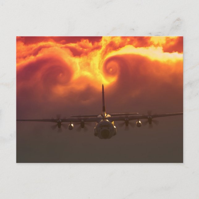 C-130 vortex postcard (Front)