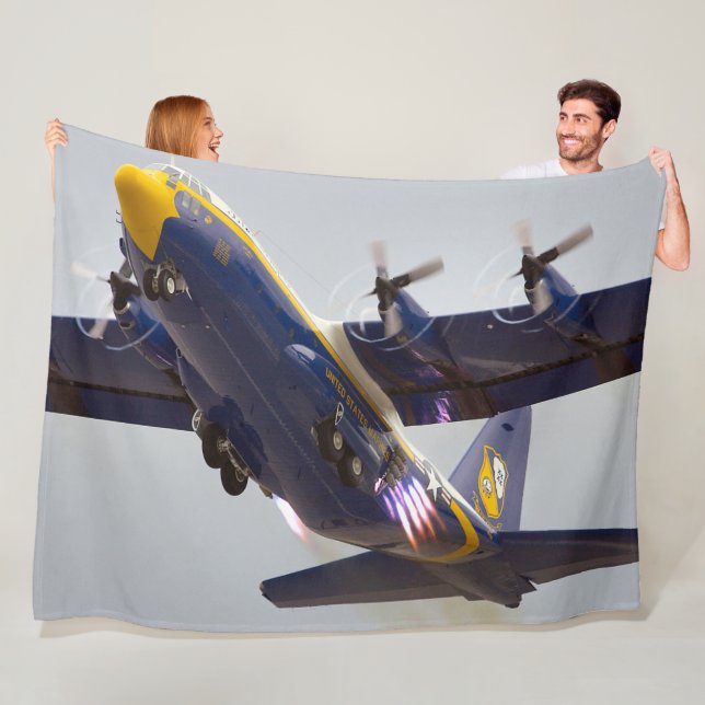 C-130T HERCULES FLEECE BLANKET (In Situ)