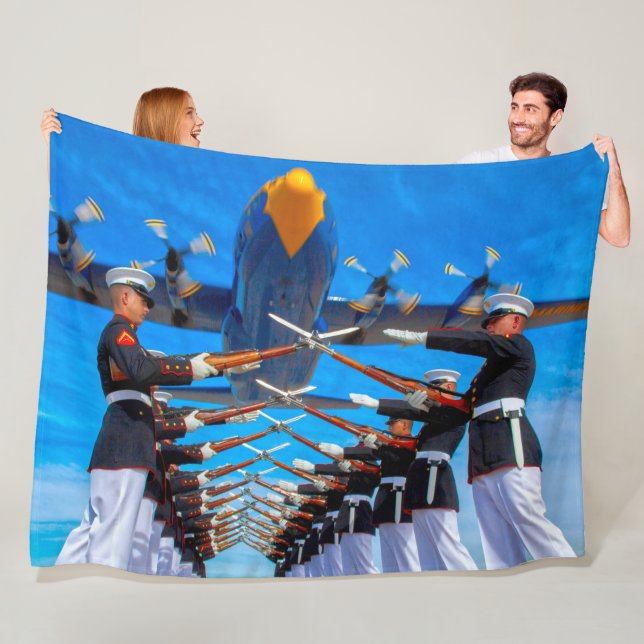 C-130T HERCULES FLEECE BLANKET (In Situ)