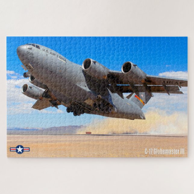 C-17 GLOBEMASTER III (20x30 INCH) Jigsaw Puzzle (Horizontal)