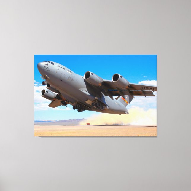 C-17 GLOBEMASTER III 32x48 Canvas Print (Front)
