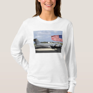 C-17 Globemaster III sits on the flightline T-Shirt