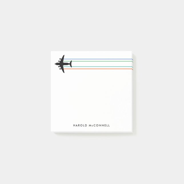 C-17 Globemaster Striped Customize Notepad (Front)