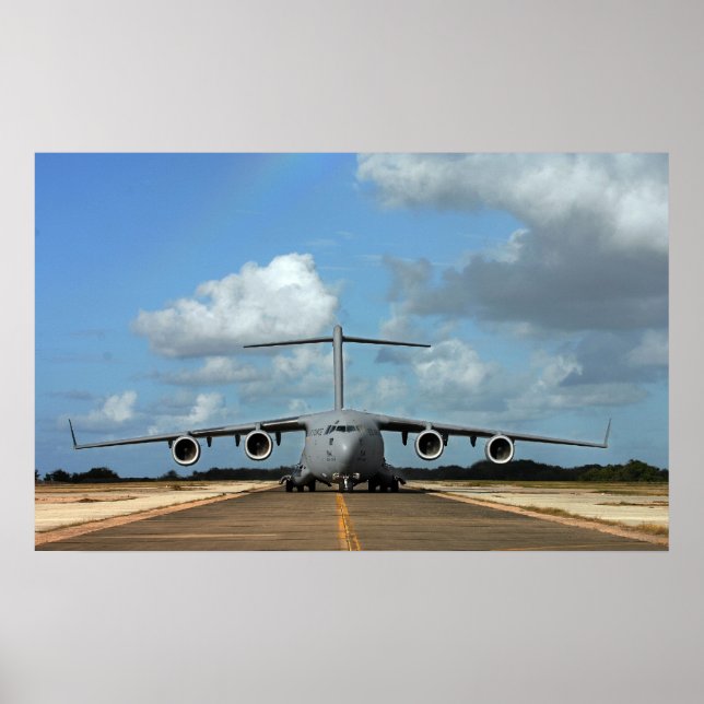 C-17A Globemaster III Aircraft Poster (Front)