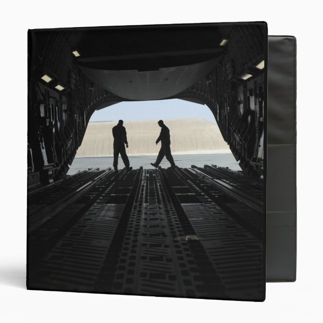 C-17A Globemaster III loadmasters Binder (Front/Inside)