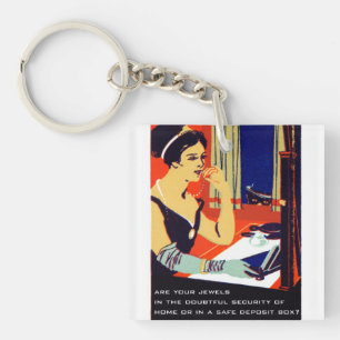 C. 1915 Are Your Jewels Safe Keychain