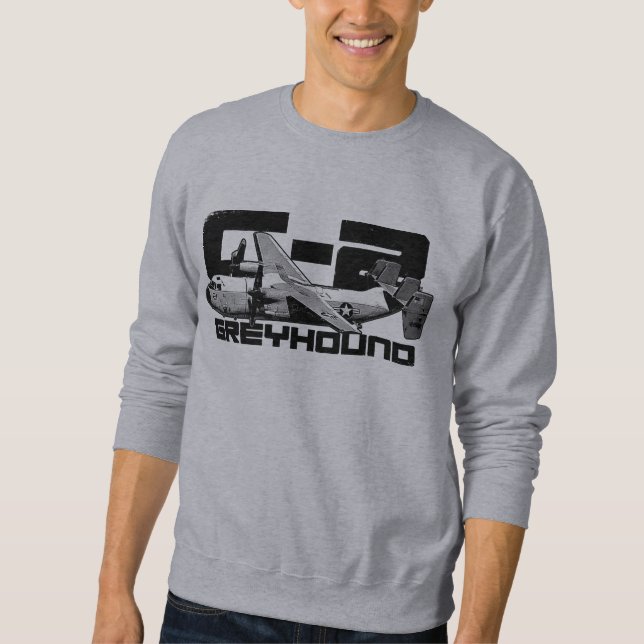 C-2 Greyhound Men's Basic Sweatshirt (Front)