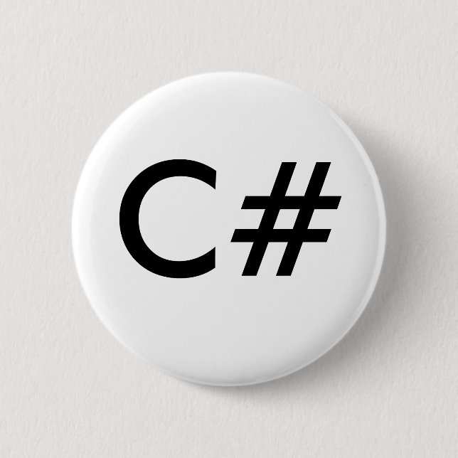 C# 2 INCH ROUND BUTTON (Front)