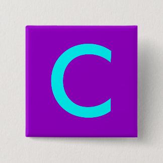 C 2 INCH SQUARE BUTTON