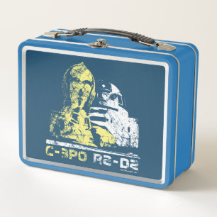 C-3PO & R2-D2 Vintage Metal Lunch Box